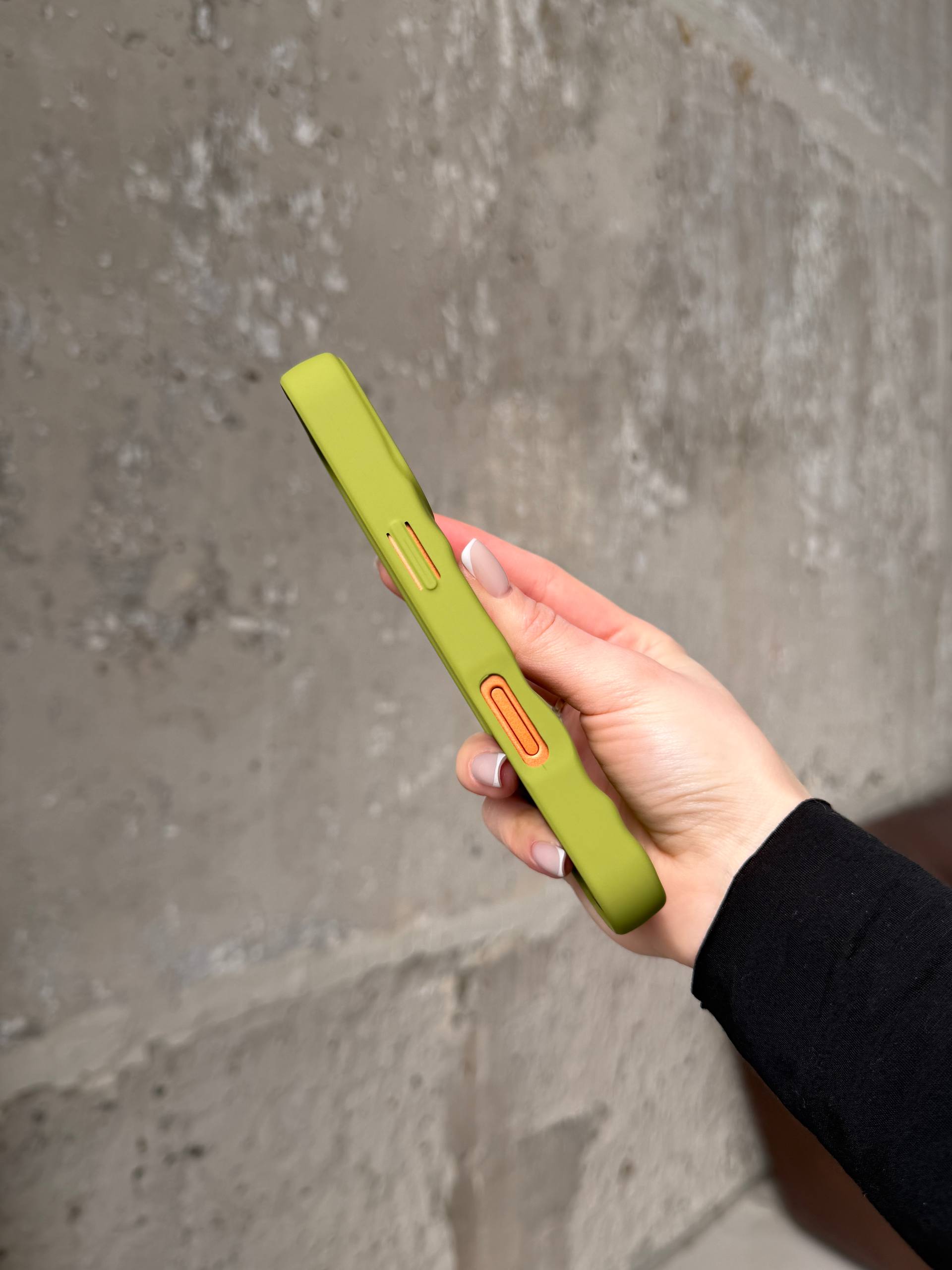 Чохол матовий хвилястий Wave Case на iPhone 17 Pro Green (09)