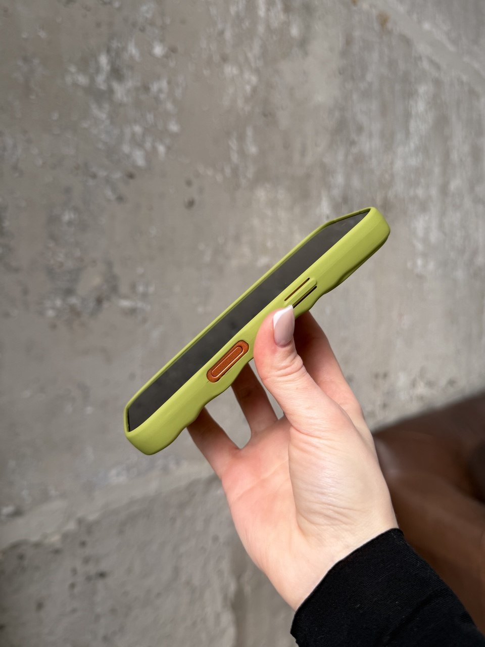 Чохол матовий хвилястий Wave Case на iPhone 17 Pro Green (09)