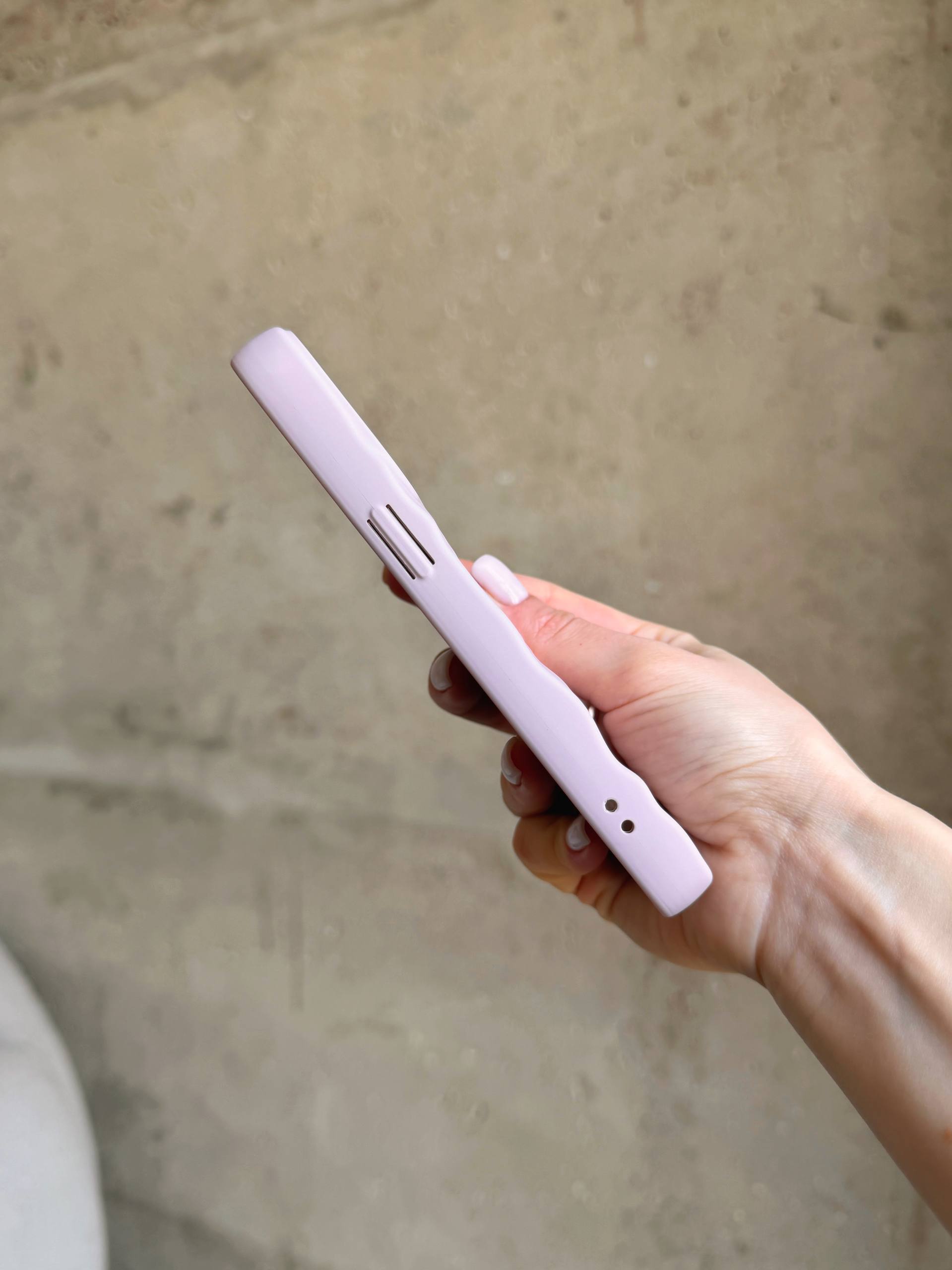 Чохол матовий хвилястий Wave Case на iPhone 13 Pro Max Chalk Pink (04)