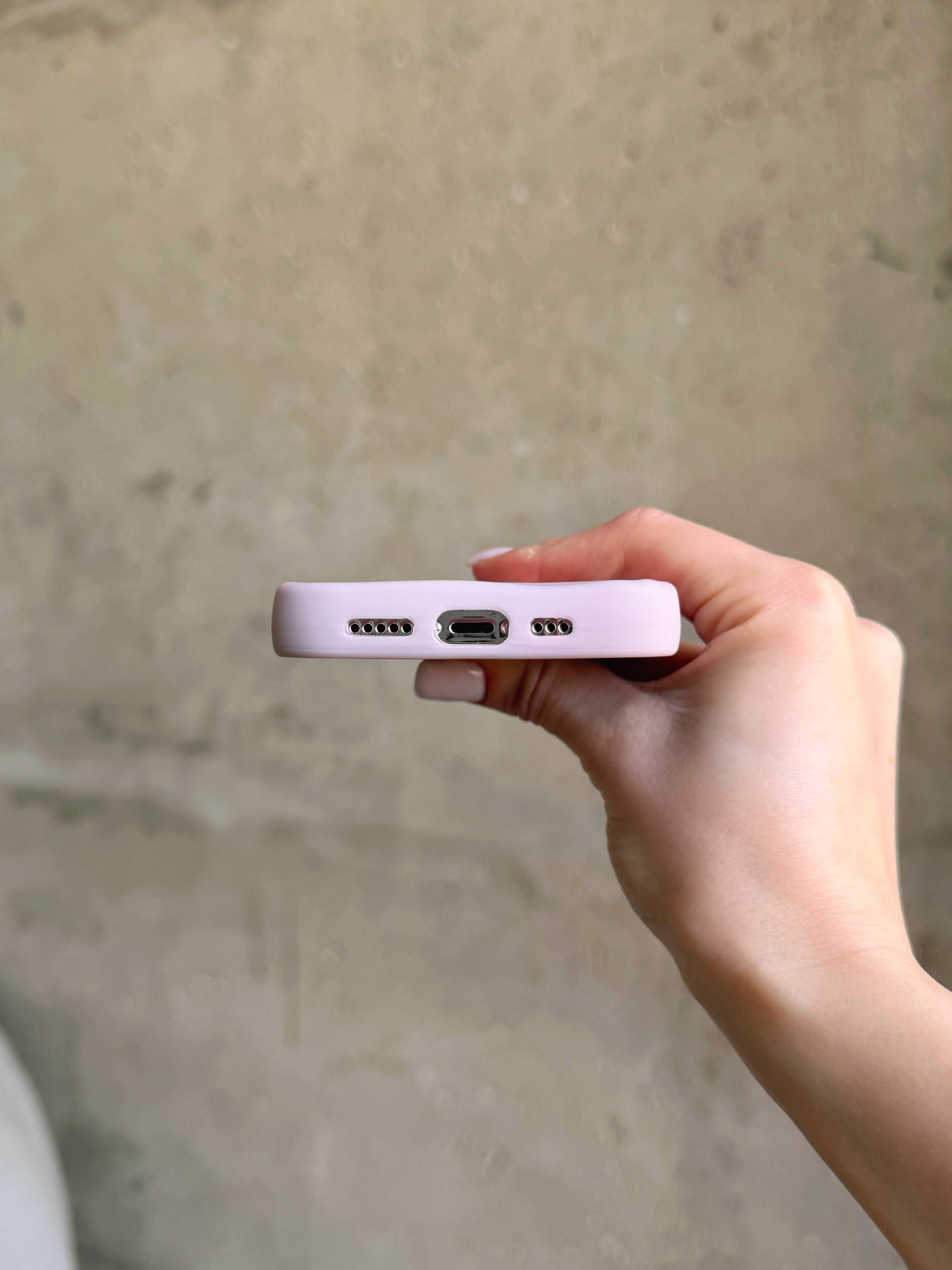 Чохол матовий хвилястий Wave Case на iPhone 13 Pro Max Chalk Pink (04)