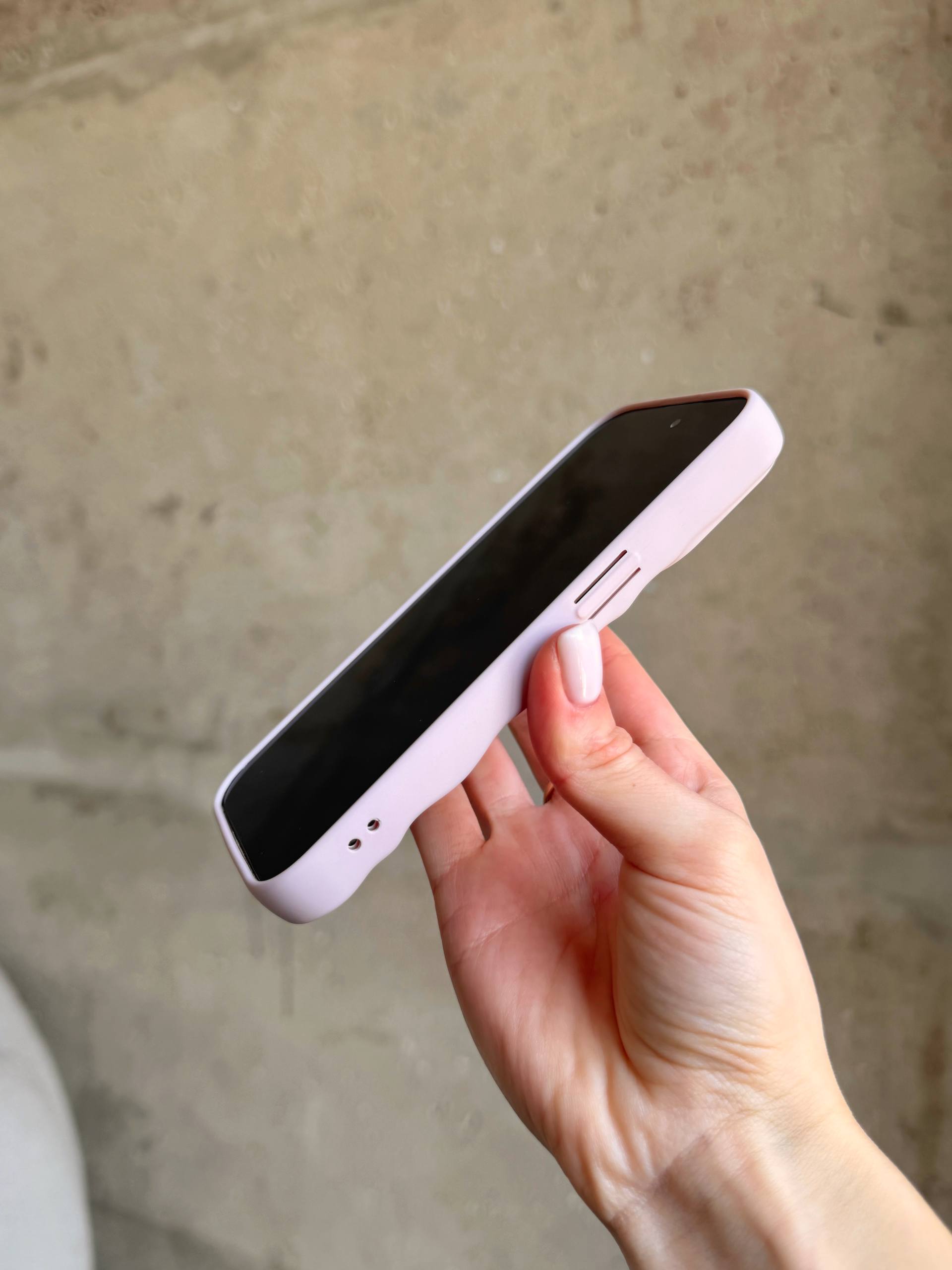 Чохол матовий хвилястий Wave Case на iPhone 13 Pro Max Chalk Pink (04)