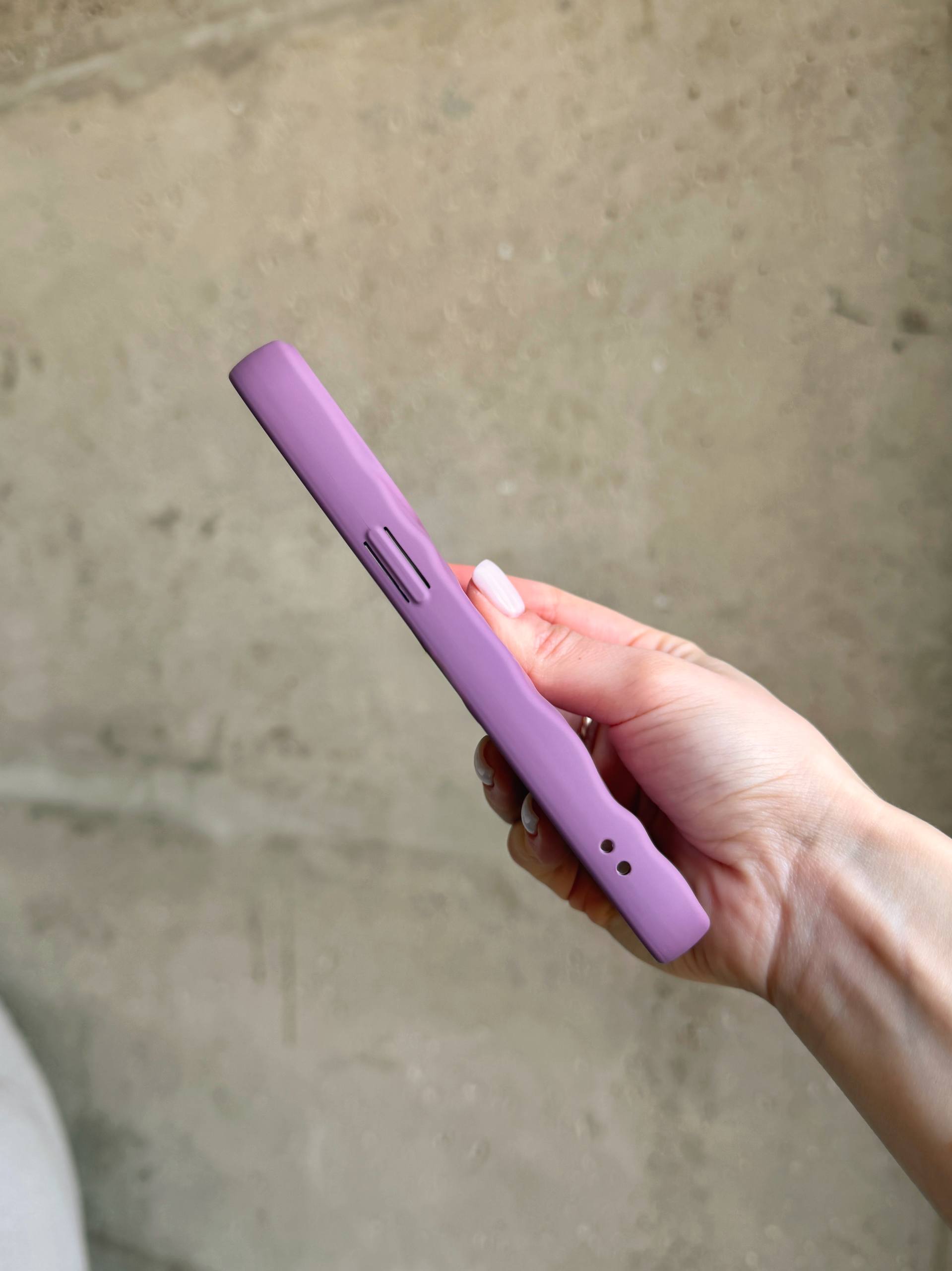 Чохол матовий хвилястий Wave Case на iPhone 13 Pro Mauve (08)