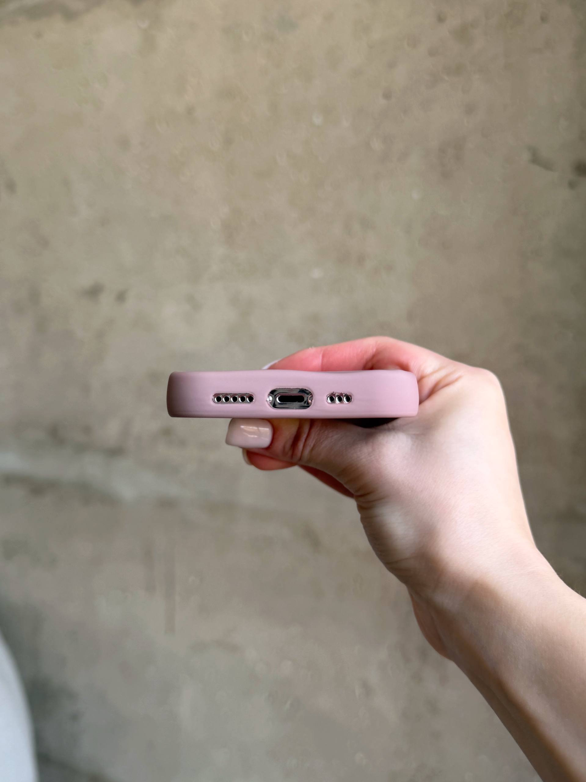 Чохол матовий хвилястий Wave Case на iPhone 12 Pro Max Powder (06)