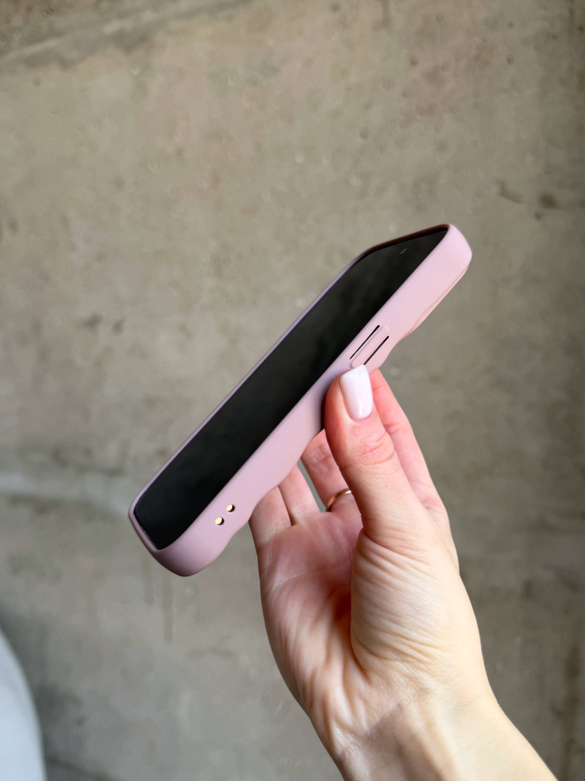 Чохол матовий хвилястий Wave Case на iPhone 12 Pro Max Powder (06)