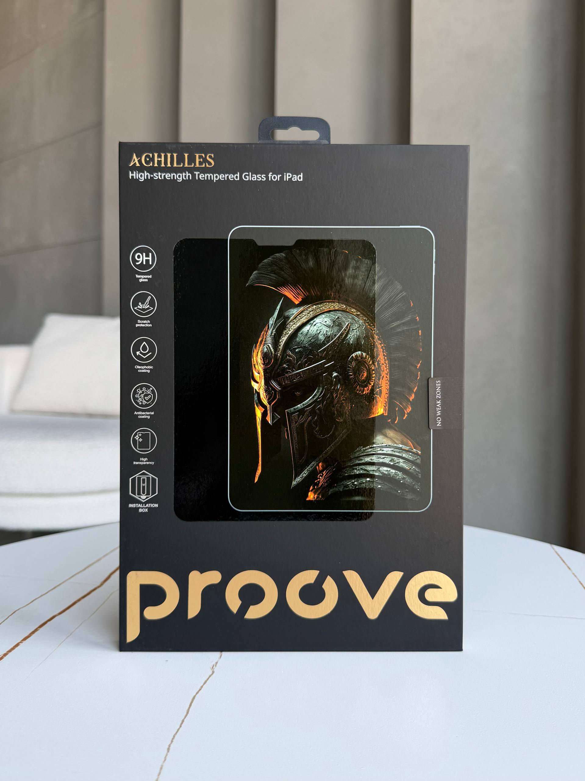 Преміальне захисне скло Proove Achilles Installation Box на iPad 10.2" (2019-2021)