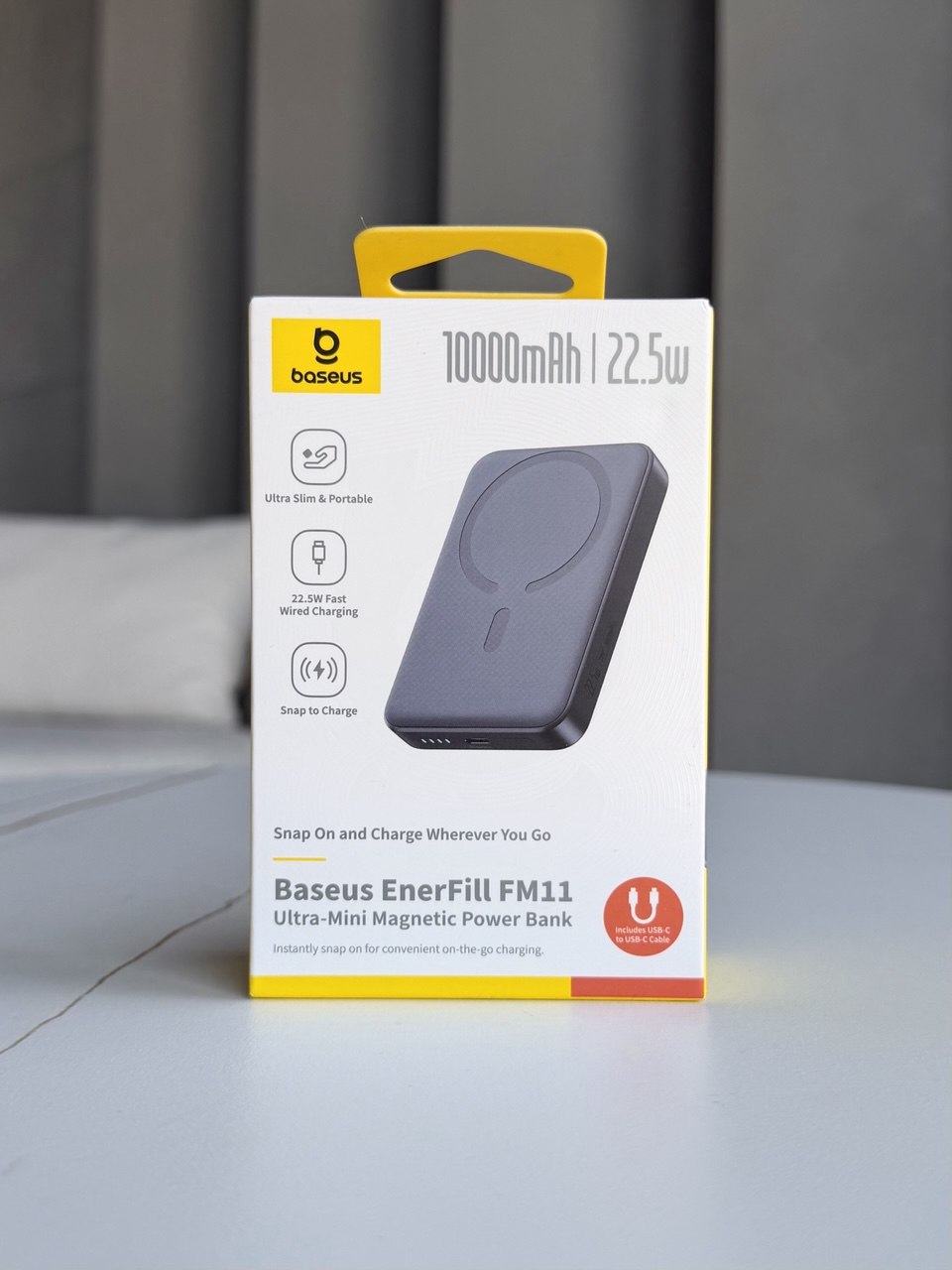 Повербанк Baseus EnerFill FM11 з Magsafe 10000mAh Gray
