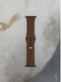 Ремешок Silicone Band 42mm(кроме 10,11 серии)/44mm/45mm/46mm/49mm S/M Chocolate (43)