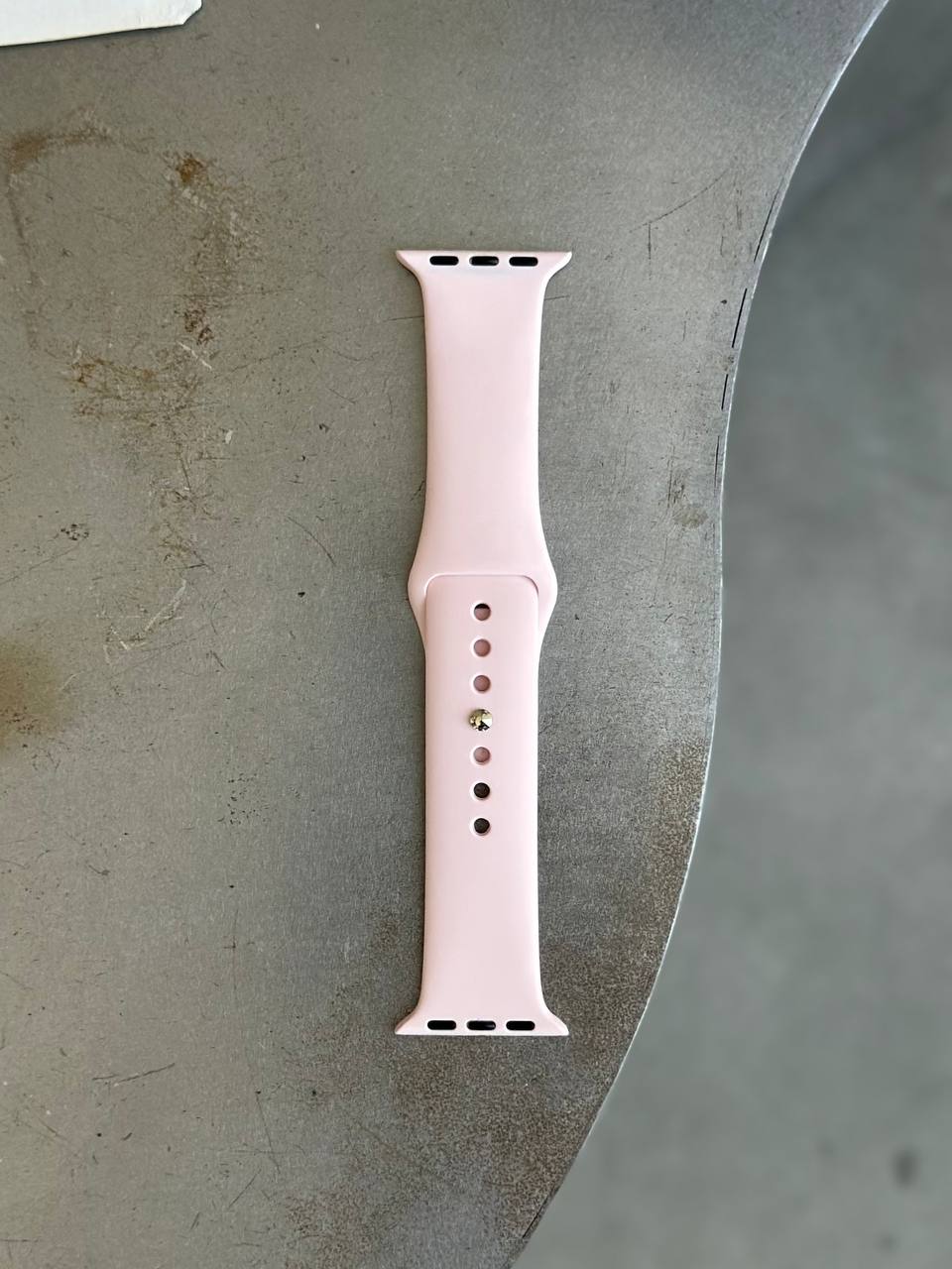 Ремінець Silicone Band 42mm(окрім 10,11 серії) / 44mm / 45mm / 46mm / 49mm S/M Chalk Pink (27)