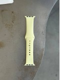Ремешок Silicone Band 42mm(кроме 10,11 серии)/44mm/45mm/46mm/49mm S/M Cream Yellow (41)