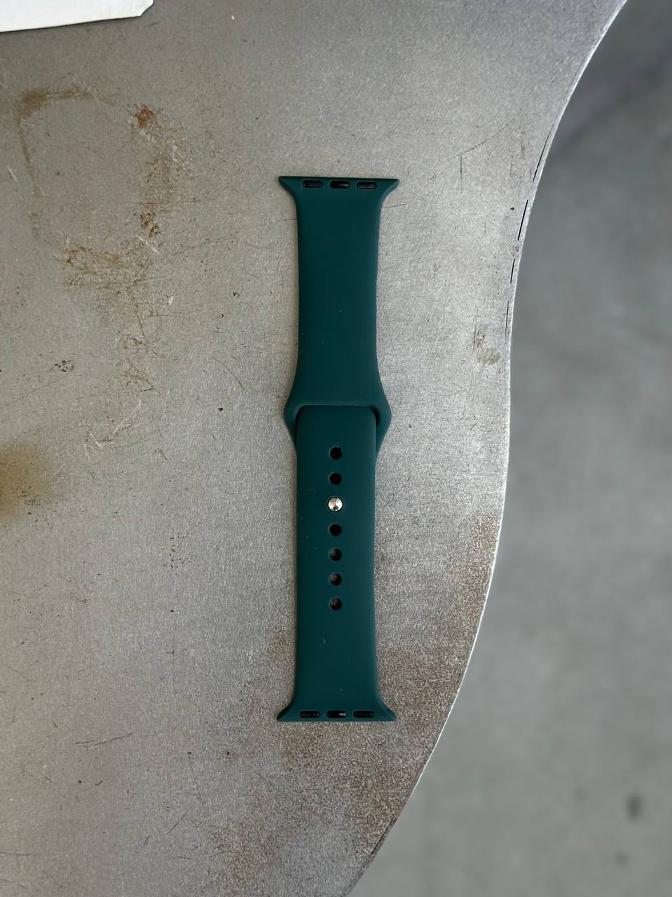 Ремінець Silicone Band 42mm(окрім 10,11 серії) / 44mm / 45mm / 46mm / 49mm M/L Cyprus Green (28)