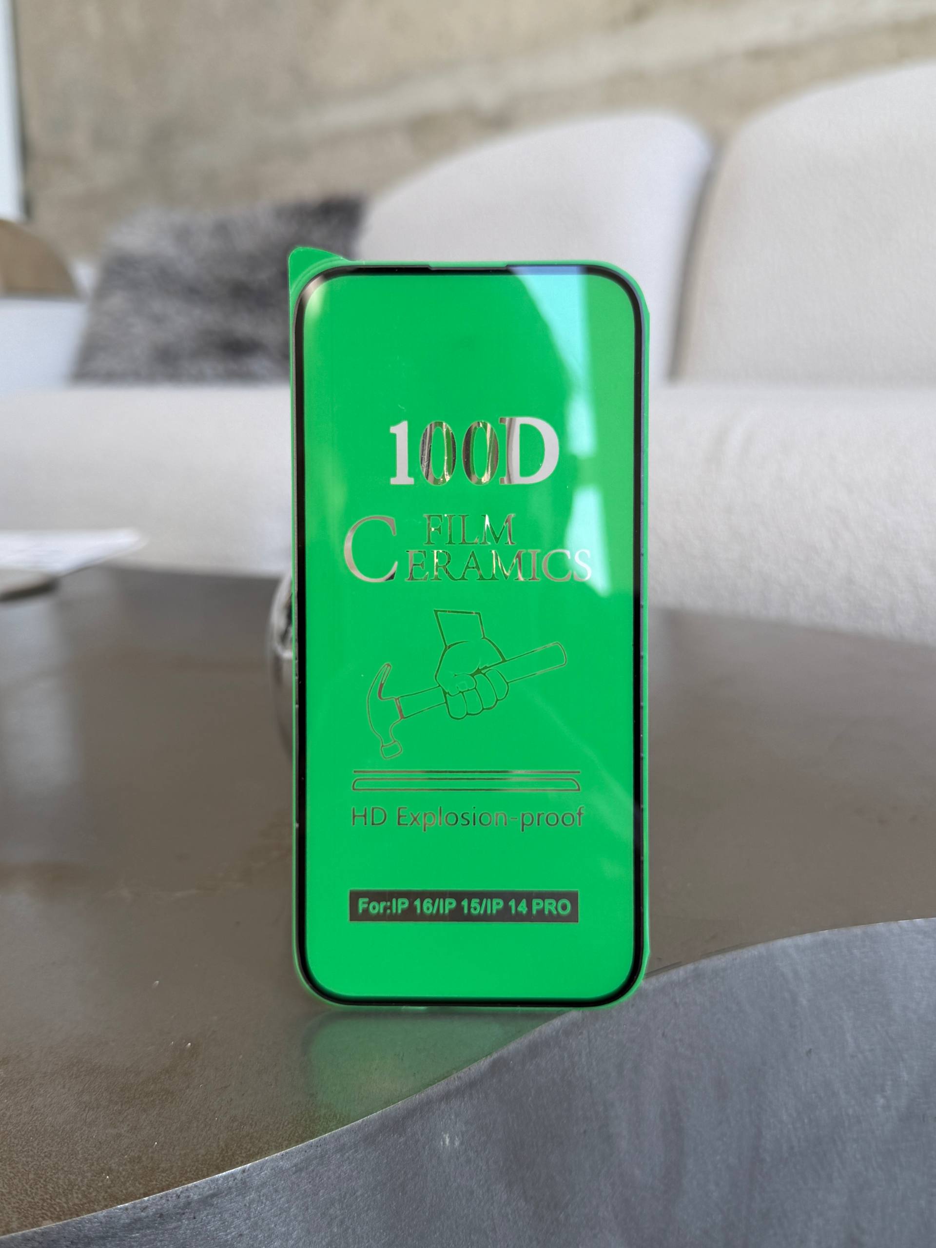 Захисне скло Ceramic гнучке глянсове на iPhone 16