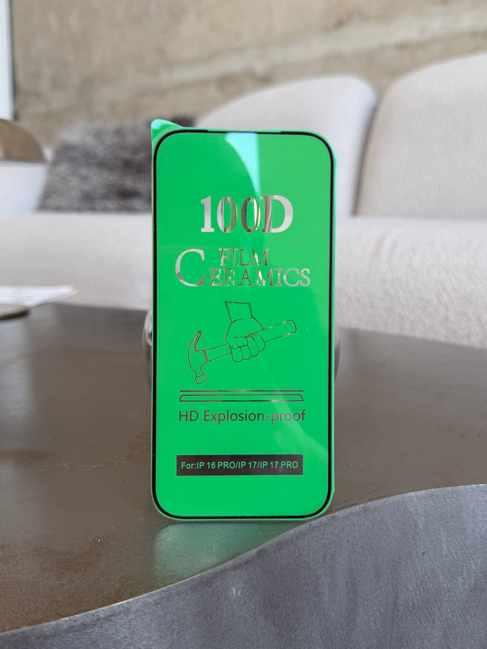 Захисне скло Ceramic гнучке глянсове на iPhone 17 Pro