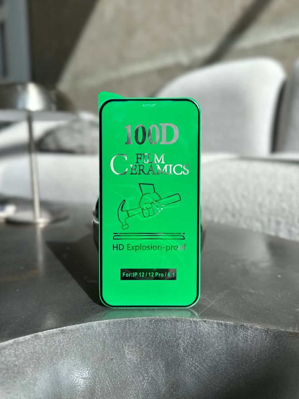 Захисне скло Ceramic гнучке глянсове на iPhone 12 / 12 Pro