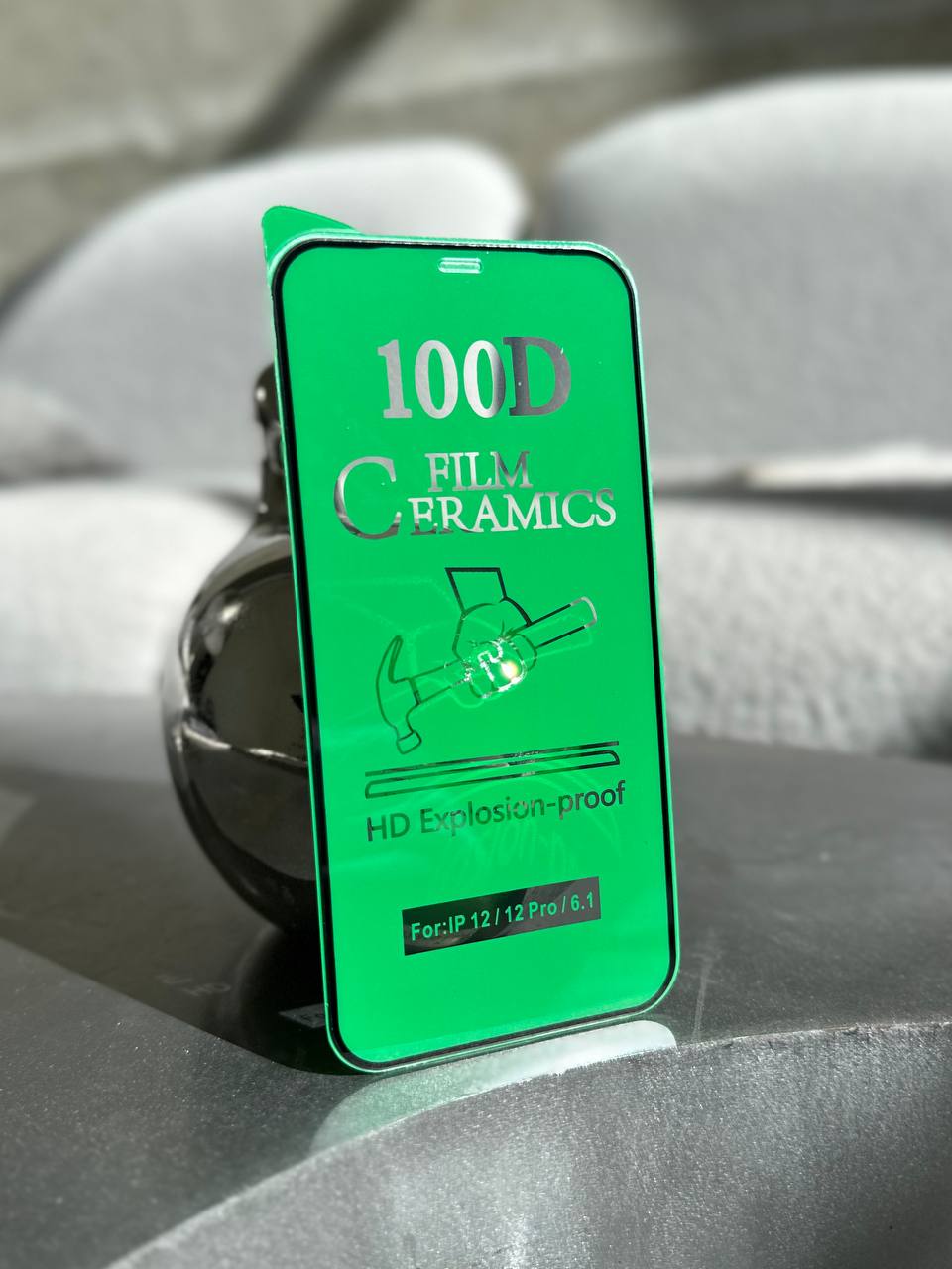 Захисне скло Ceramic гнучке глянсове на iPhone 12 / 12 Pro
