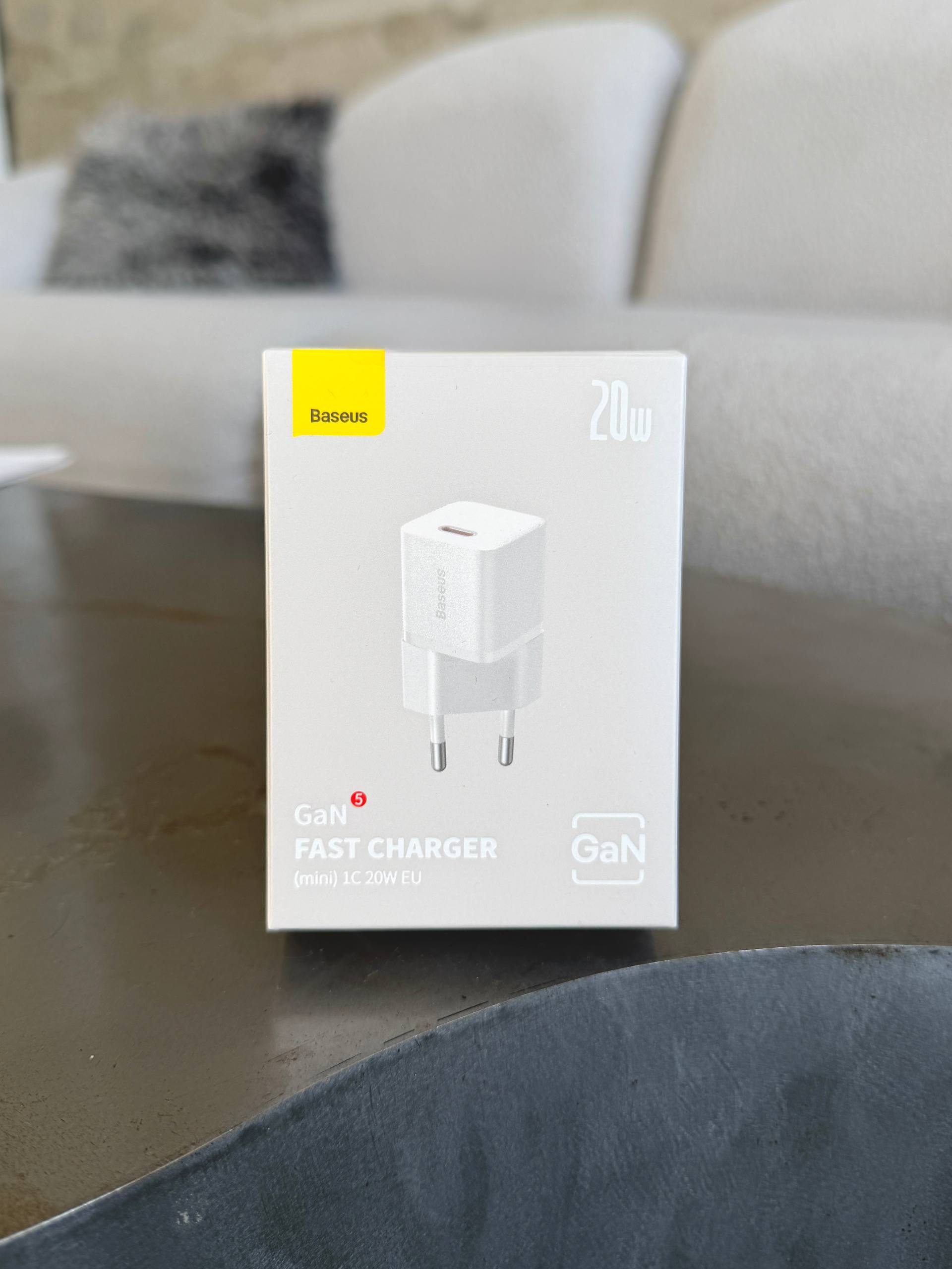 Блок зарядний Baseus GaN5 Fast Charger (mini) 20W