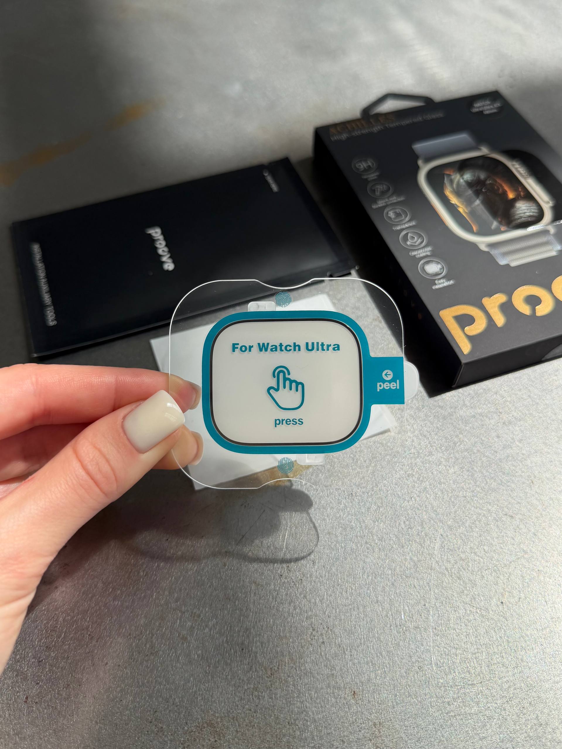 Защитное стекло Proove Achilles на Apple Watch 49mm