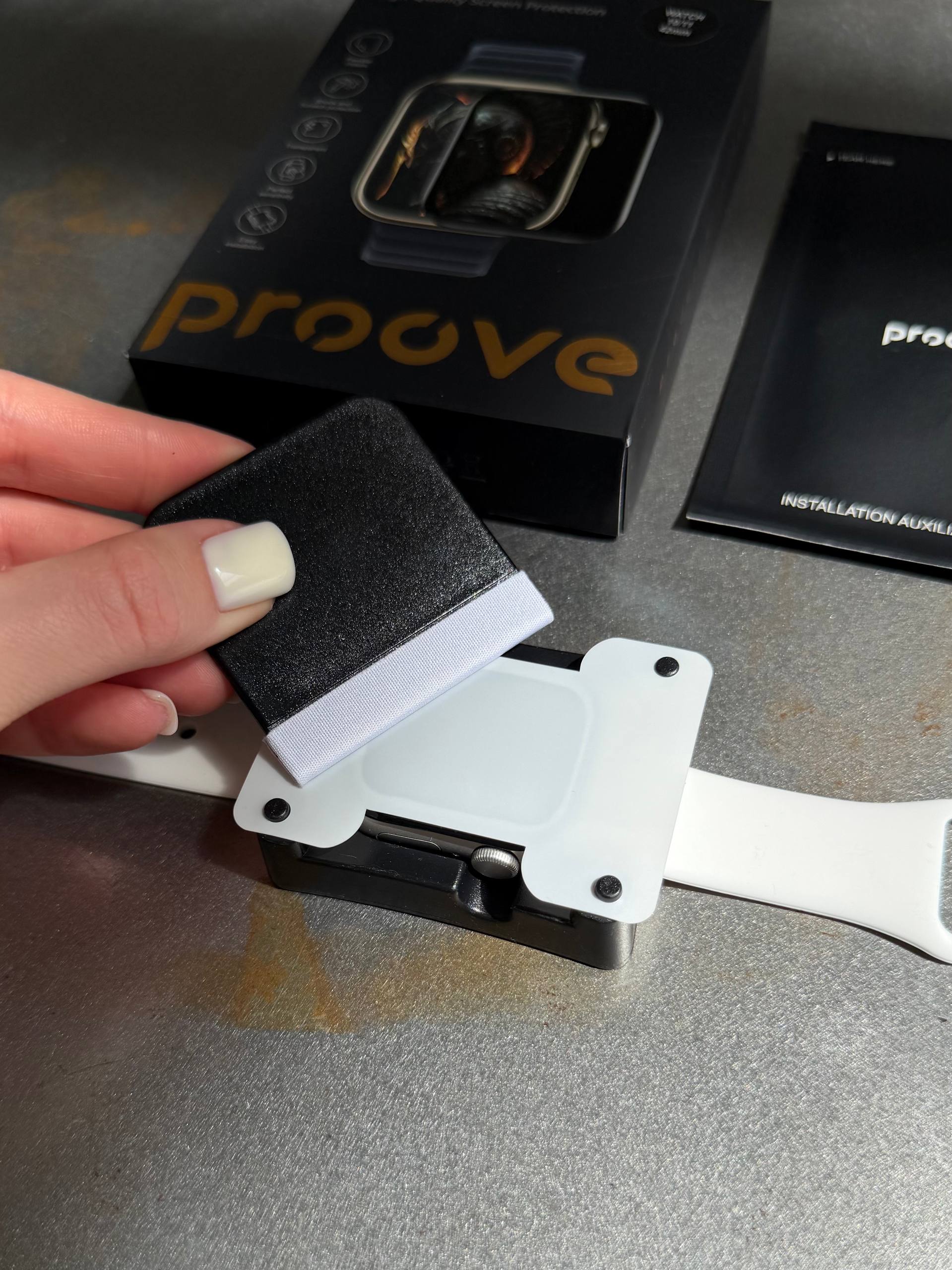 Захисне скло Proove Achilles на Apple Watch 40mm