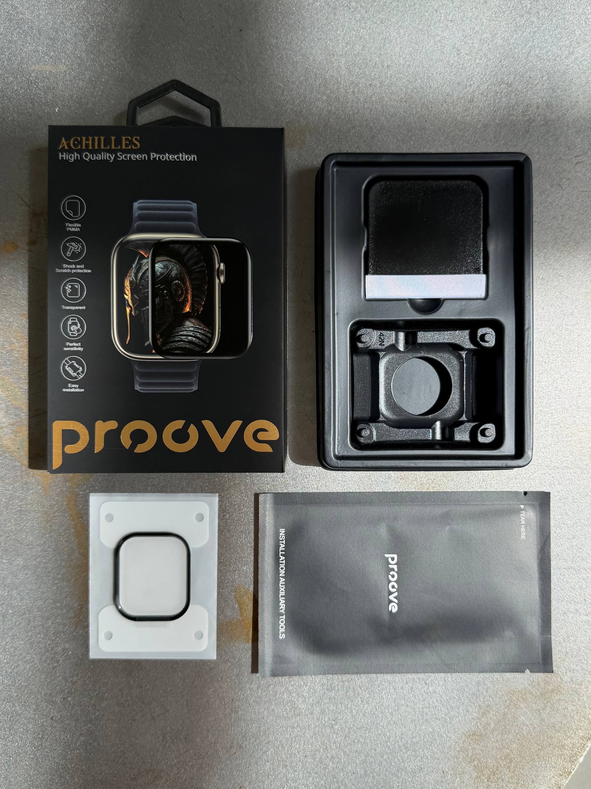 Захисне скло Proove Achilles на Apple Watch 40mm
