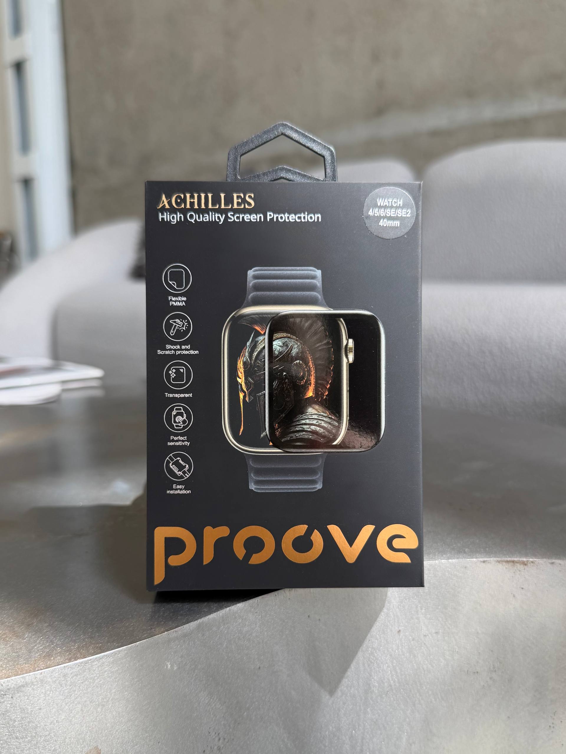 Захисне скло Proove Achilles на Apple Watch 40mm