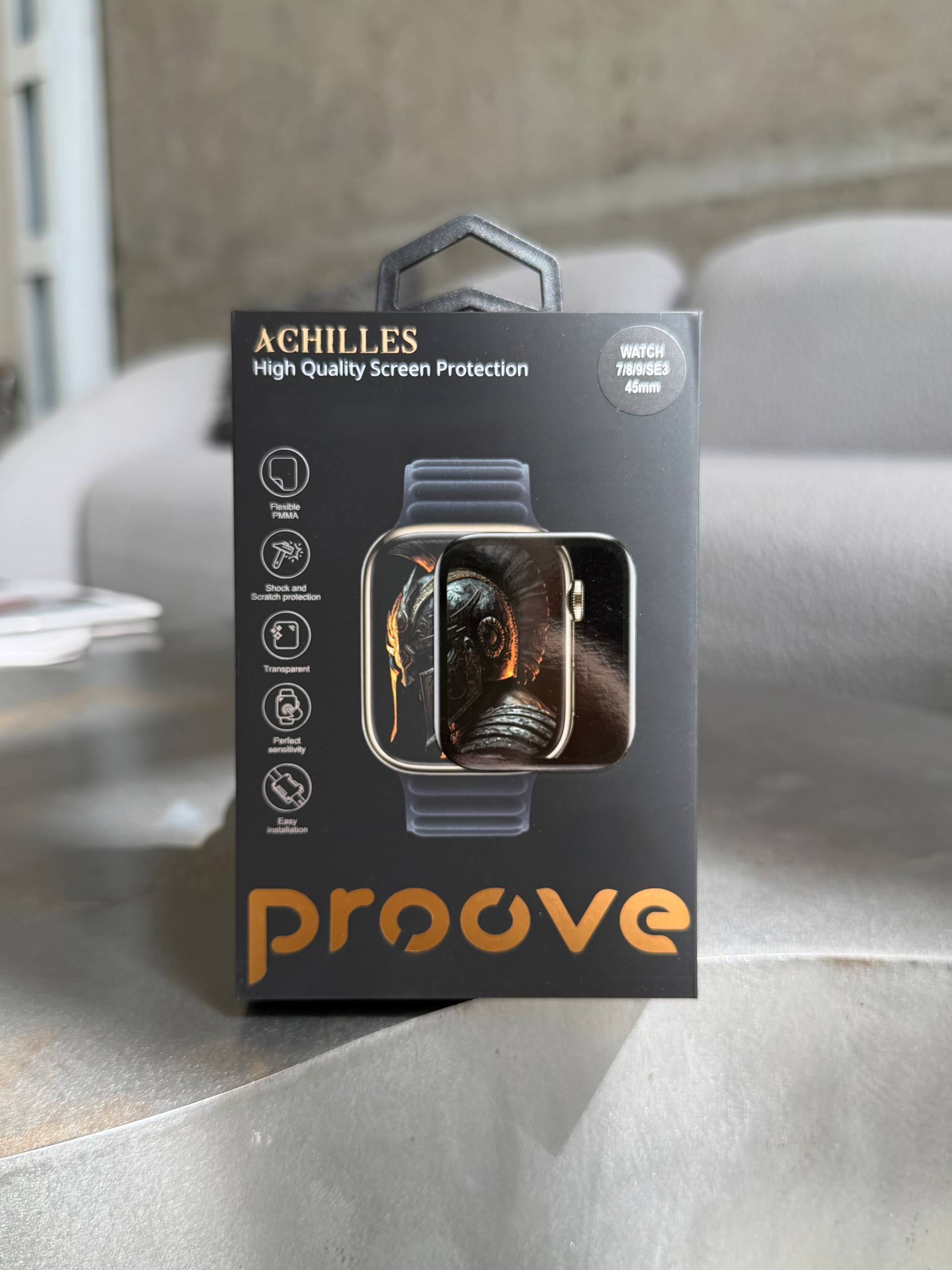 Захисне скло Proove Achilles на Apple Watch 45mm