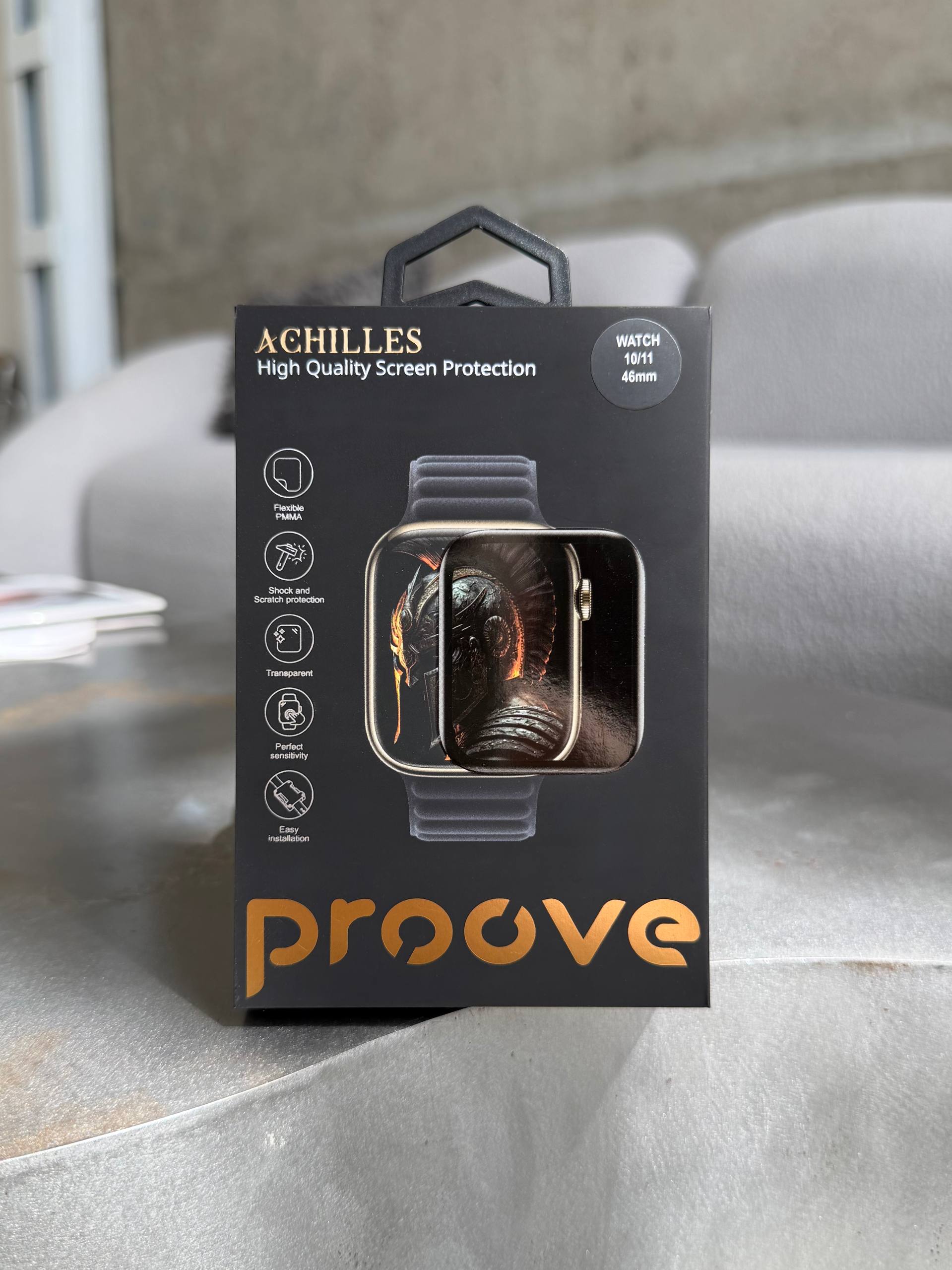 Защитное стекло Proove Achilles на Apple Watch 46mm