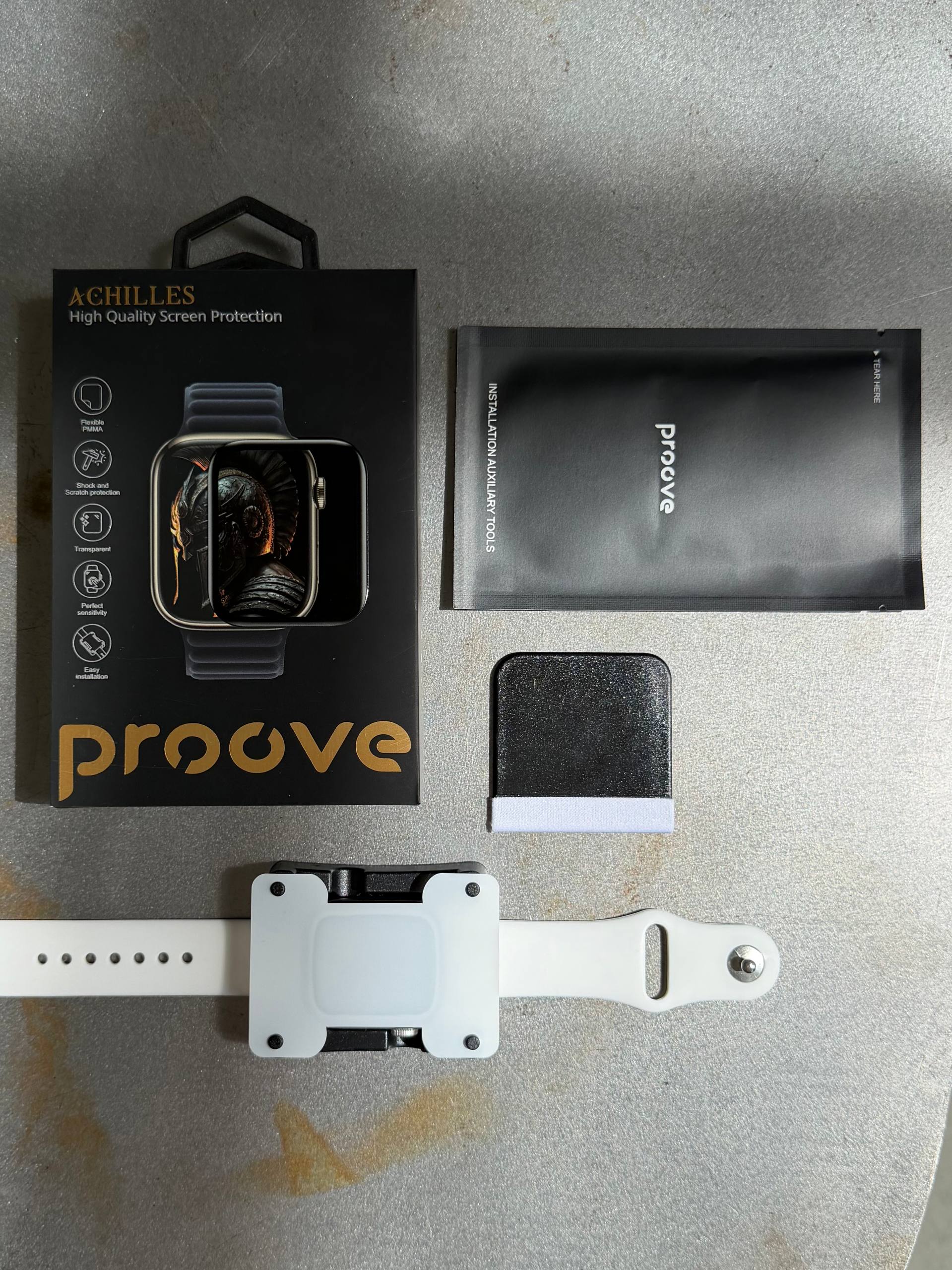 Захисне скло Proove Achilles на Apple Watch 40mm